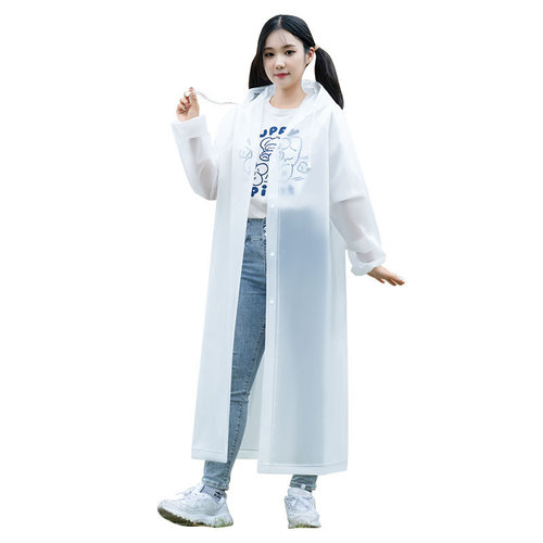 Disposable card raincoat long full body transparent thickened rainproof women's men's adult portable waterproof raincoat
