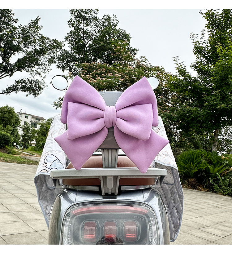 Electric Car Decoration Bow Accessories, Car/Tail Light Stickers