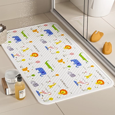 Avtomobil döşəmə paspasları: children's bathroom floor mat - bd-animal-world-4070cm