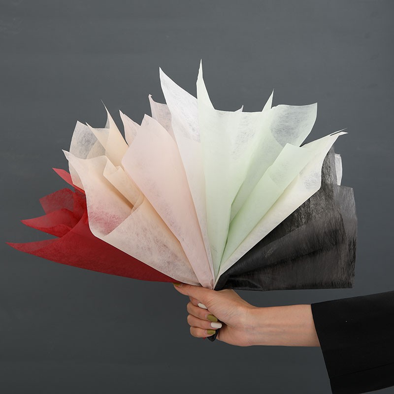 牛奶棉花束包装纸鲜花包花纸抽取式棉纸花艺内衬花店资材材料