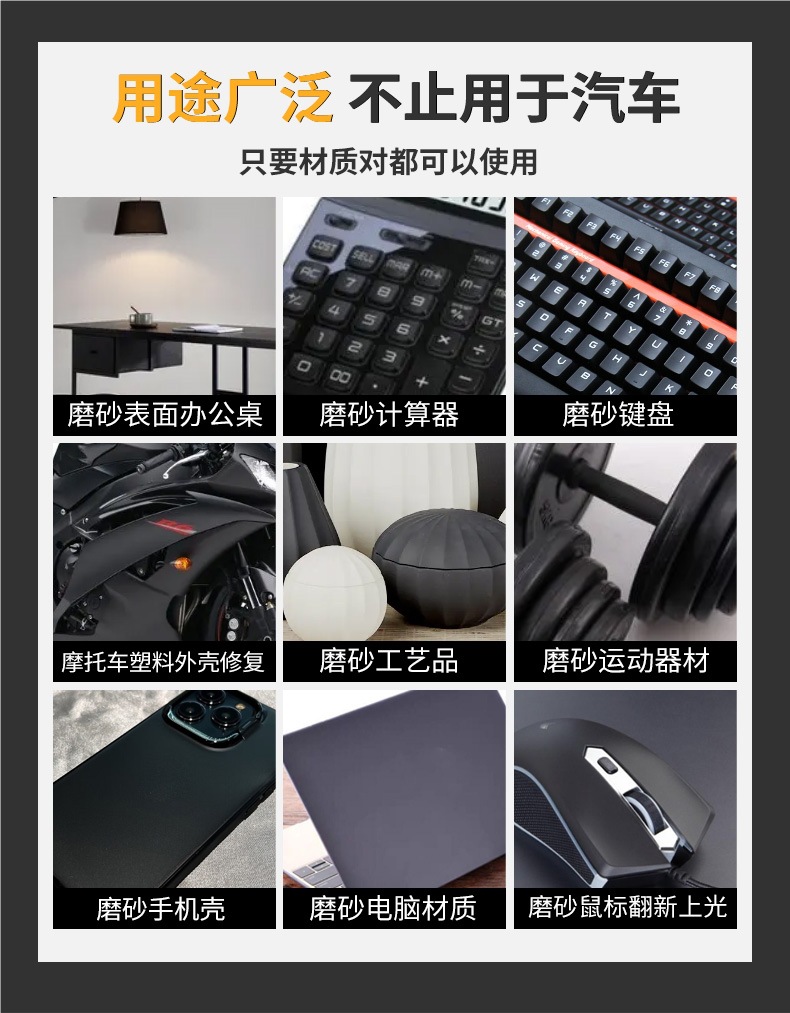 Car Bumper Plastic Repair Paint Black Renovation Restorer Wheel Arch Scratch Matte Black Special Self-Spray Paint