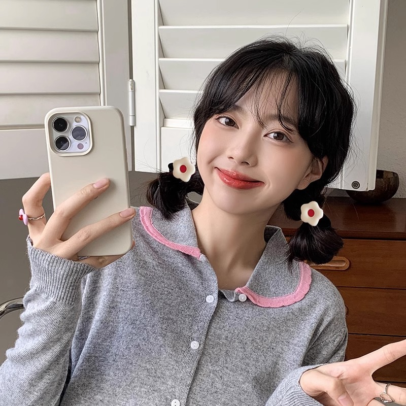 Horquilla de dopamina rosa para niña, bonito clip bb, accesorios para el cabello para niños, clip lateral y2k