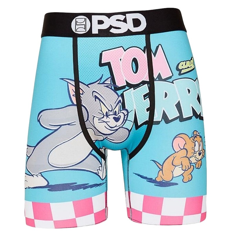 Ice Silk Boxer Briefs Digital Print Sports Underwear Men's Quick-Drying Beach Shorts Surfing Shorts Sports Style