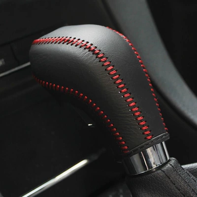 Sürətlər qutusu və əl tormozu başlıqları Genuine Leather Hand-Stitched