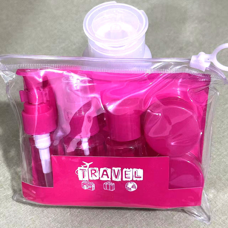 ポータブルトラベルボトルセット プッシュ式化粧品・スキンケア用品 フェイスクリーム・水乳液サンプル 空ボトル スプレーボトル|undefined