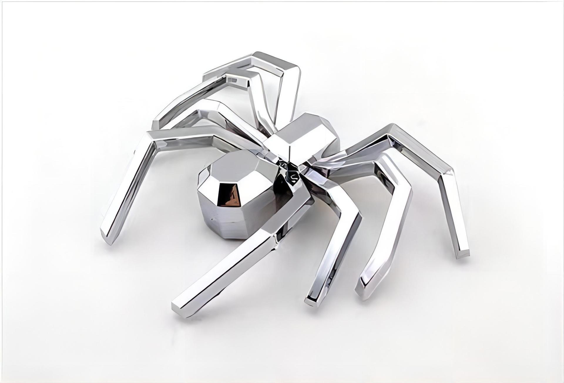 Car Exterior 3D Stereo Car Stickers, Exterior Accessories, Creative Stylish Spider Full Body Stickers, Abs Material Factory Direct Sales