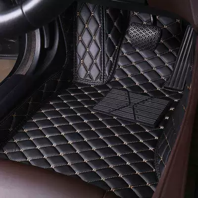 Modelə uyğun ayaqaltı | tasteless car pedal mat - standard-single-layer-independent-driver-black-rice-leather