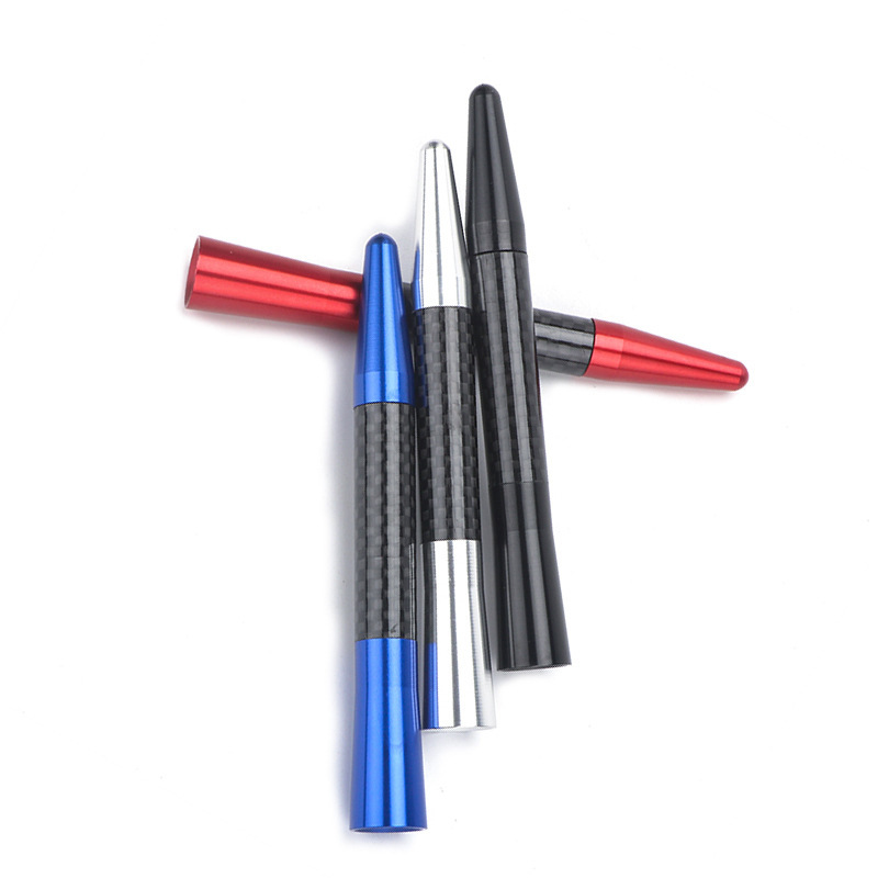 Car Antenna Signal Carbon Fiber Antenna Car Radio Antenna Metal Aluminum Short Long Antenna Modification Supplies Decoration