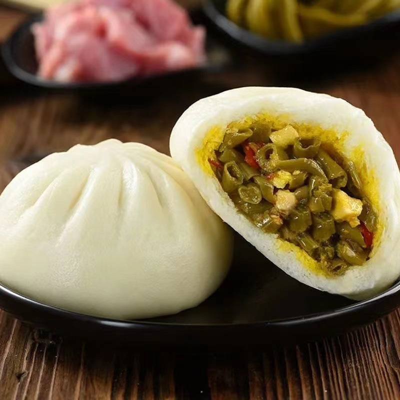 酸豆角肉沫馅5斤装包子馅料大全商用餐饮店/早餐店做烧饼饺子专用|undefined