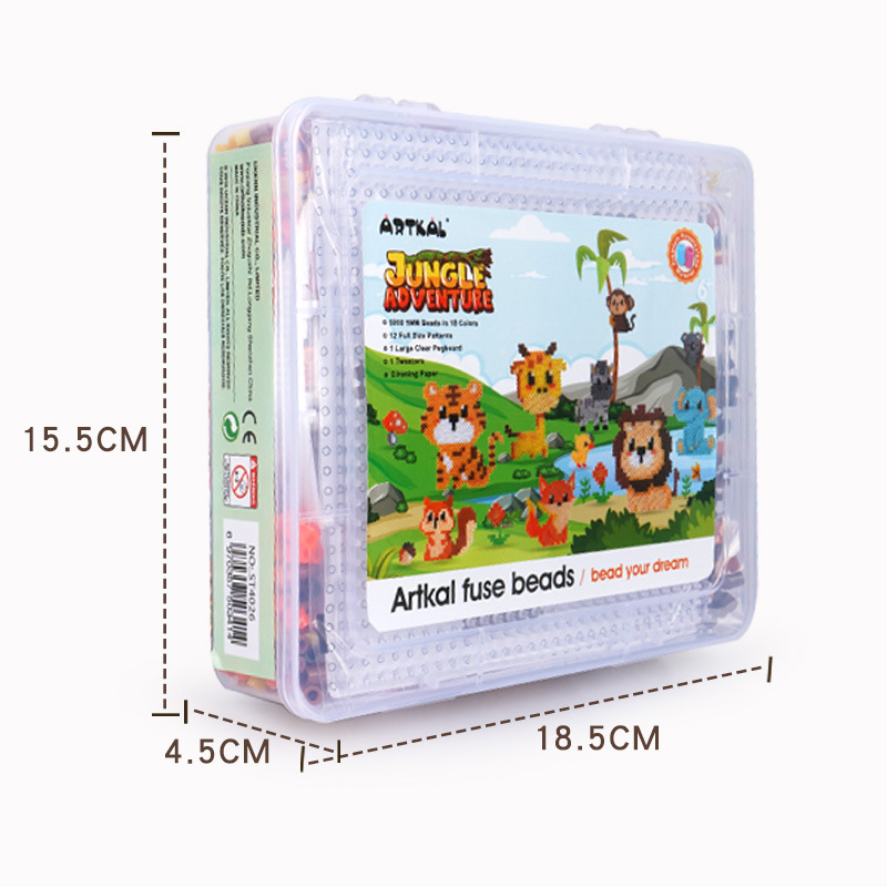 Artkal frijol juguete 5000 tabletas dinosaurio animal océano planeta Navidad transporte + transfronterizo Amazon