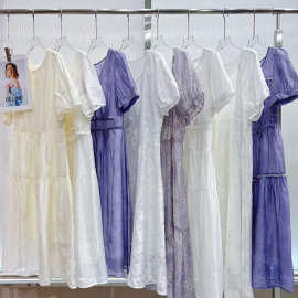 最新撤柜曼琳同风格谜珂女装品牌撤柜26夏装实体直播自带流量尾货