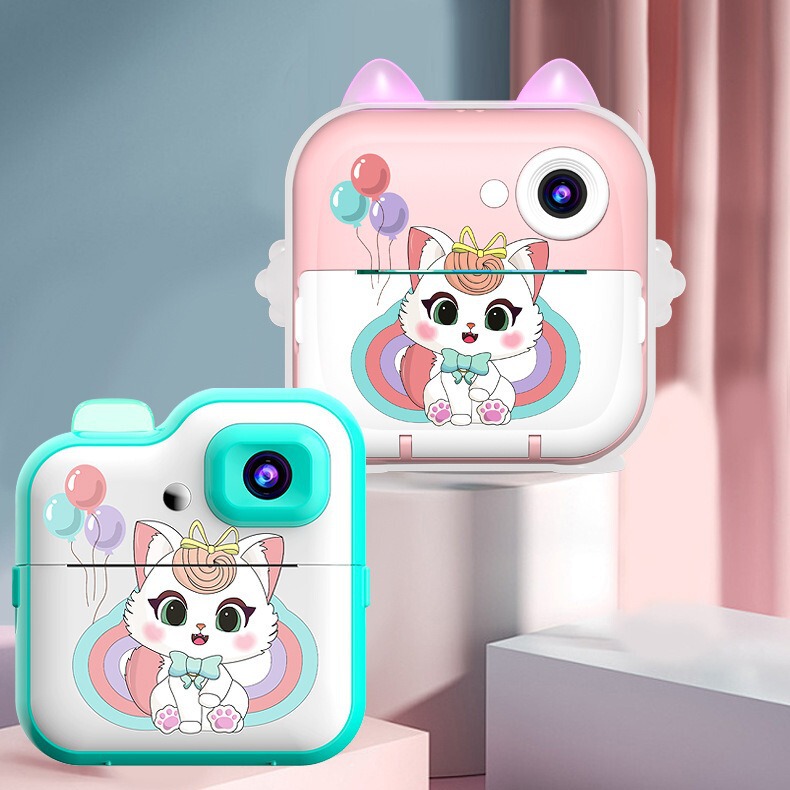New cross-border Q5 Rainbow Cat PORITAL Kids Digital Camera Cute Mini HD Thermal Print Camera New cross-border Q5 Rainbow Cat PORITAL Kids Digital Camera Cute Mini HD Thermal Print Camera
