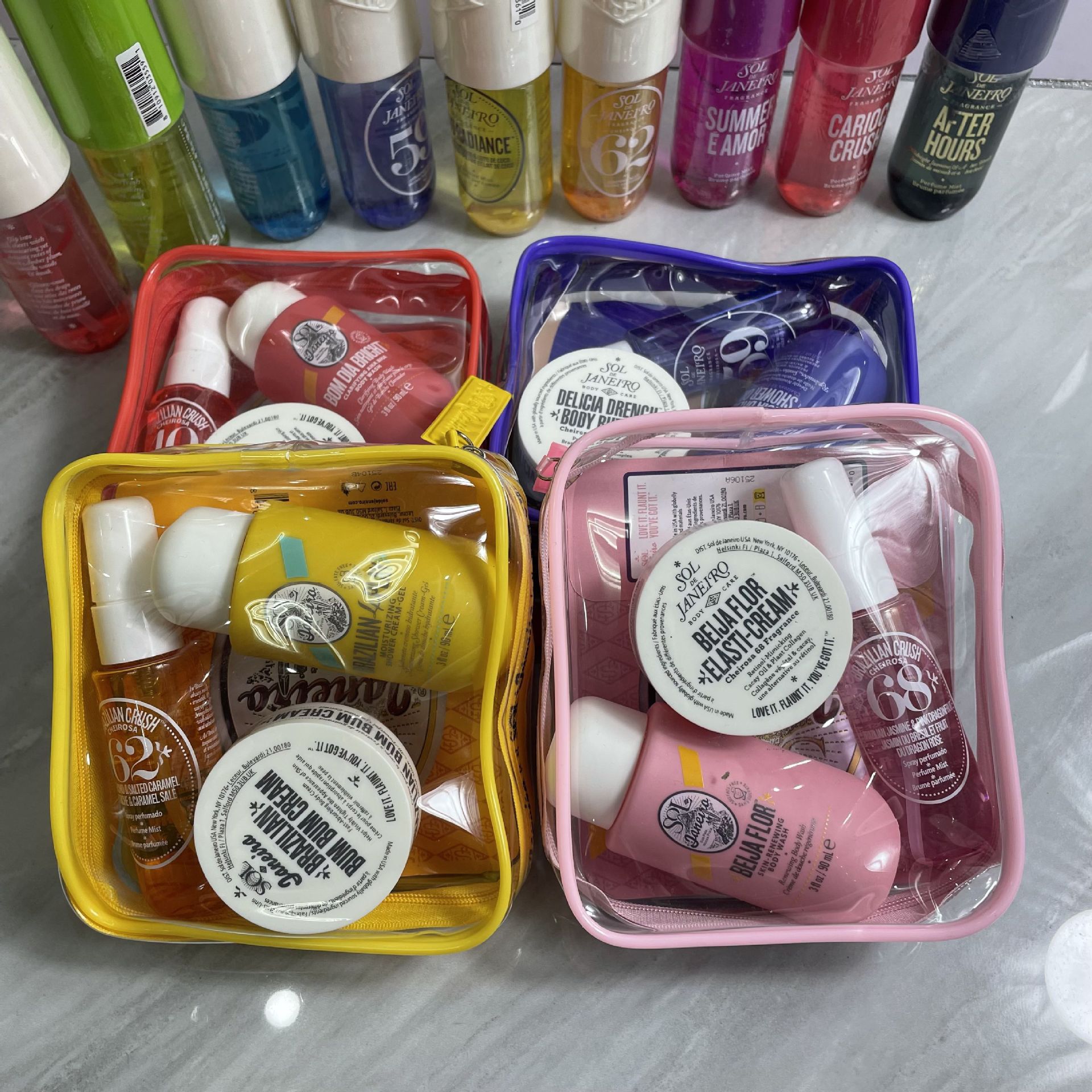 Transfronterizo Sol de Janeiro Brasil Perfume Río Verano Perfume Body Lotion Bath Gel Kit de viaje image 5