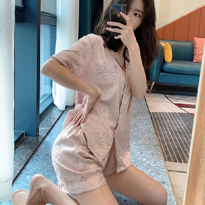 ZD-Pink Leopard Line#Double Short