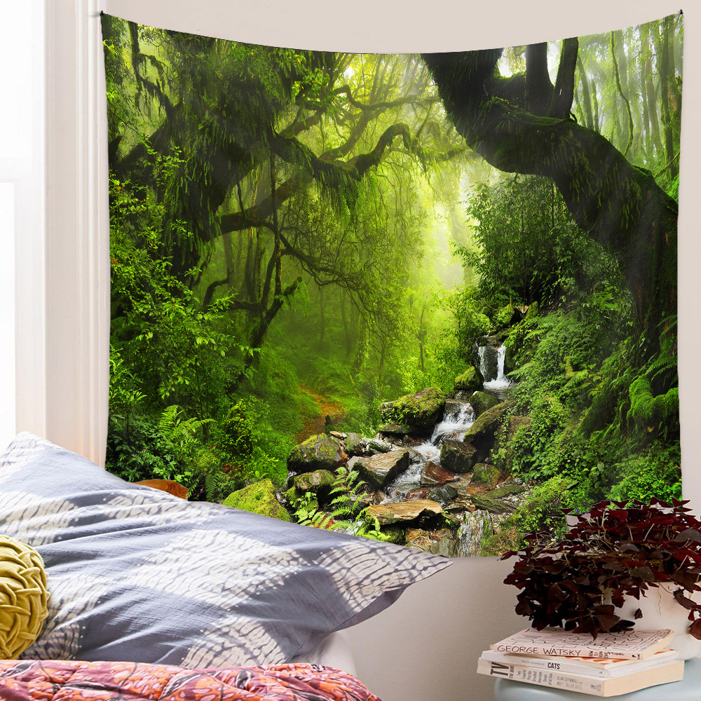 Bohemian Scenery Painting Wall Decoration Cloth Tapestry Wholesale Nihaojewelry display picture 191