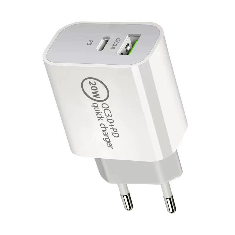 Поставка QC3.0+PD20W быстрая зарядка для мобильного телефона, 20Вт, разъём USB-A+C, Australian SAA сертификация