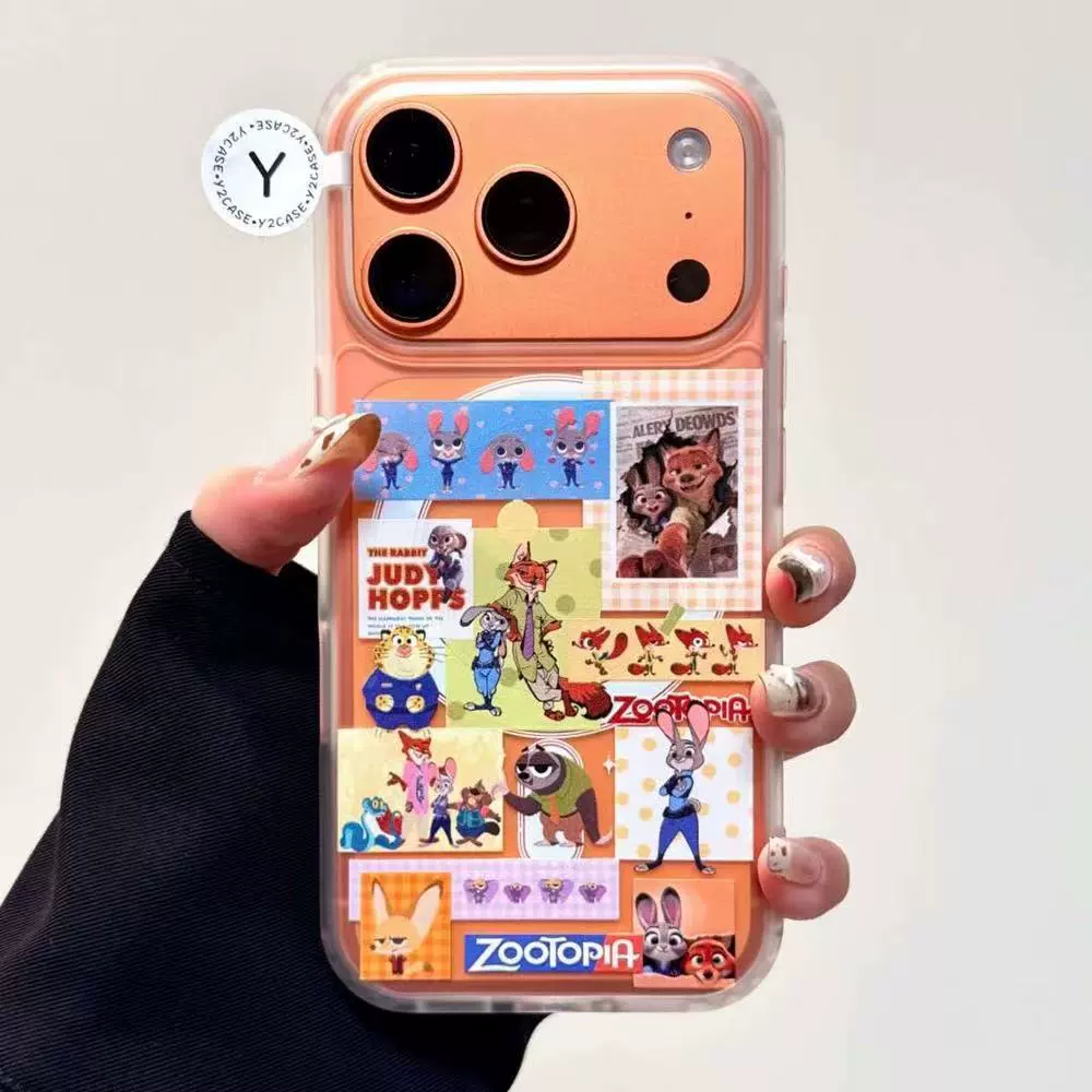 Чехол для телефона (Apple) iPhone 16 — полупрозрачный AA Judy Nick с магнитным однослойным корпусом