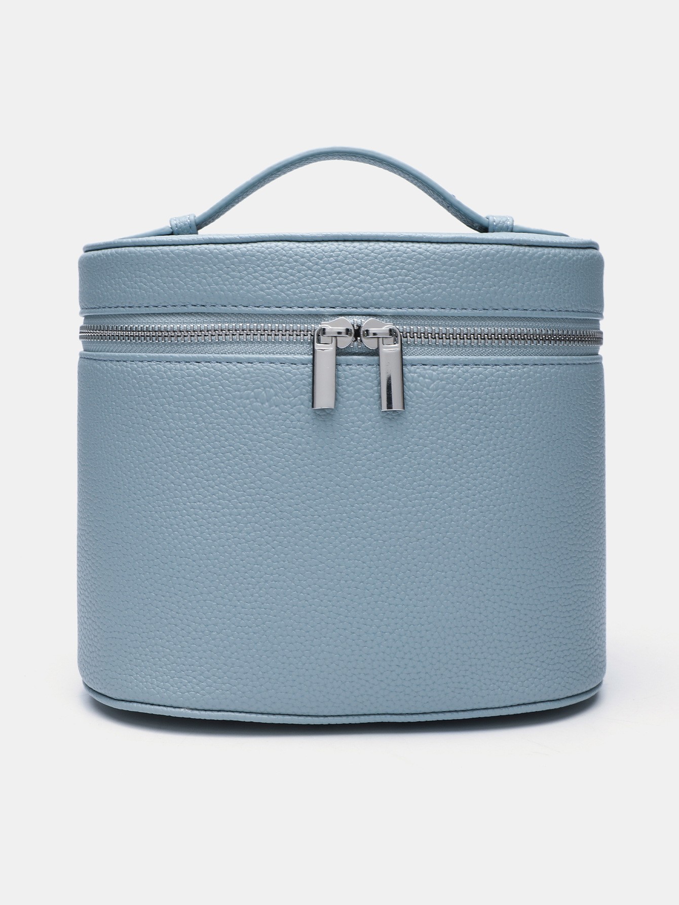 Bolsa de maquillaje portátil de viaje portátil de alto valor de visualización simple de color sólido de dopamina