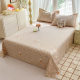Cotton Old Coarse Cloth Bed Sheet Printed Thickened Twill Cotton Sheets Outgoing Pillowcase Dormitory Home Gift Three-piece Set