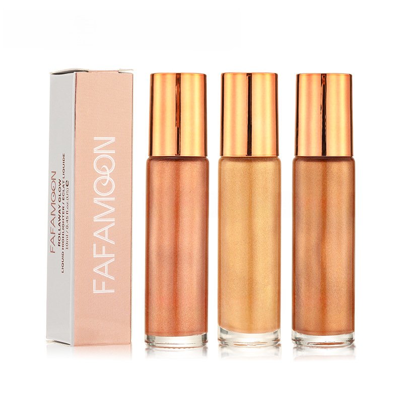 FAFAMOON Ball Υγρό Λάμψης Προσώπου για Ολόσωμο Λάμψη, Γαλάκτωμα Υψηλής Λάμψης για το Σώμα_voghion.com