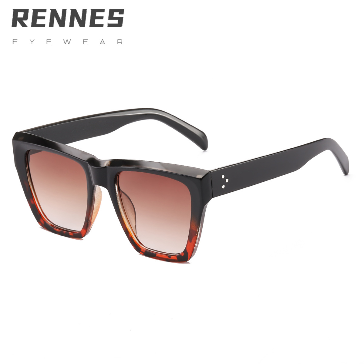 2021 nuevo europeo y americano cuadrado gran marco beige uñas gafas de sol las mujeres ronda cara personalidad tendencia Internet celebridad mismo estilo calle tiro