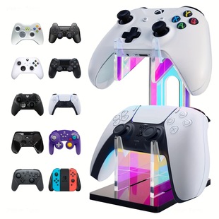 Cross-border spot acrylic GamePad display stand PS4 wireless display stand transparent blue desktop display stand