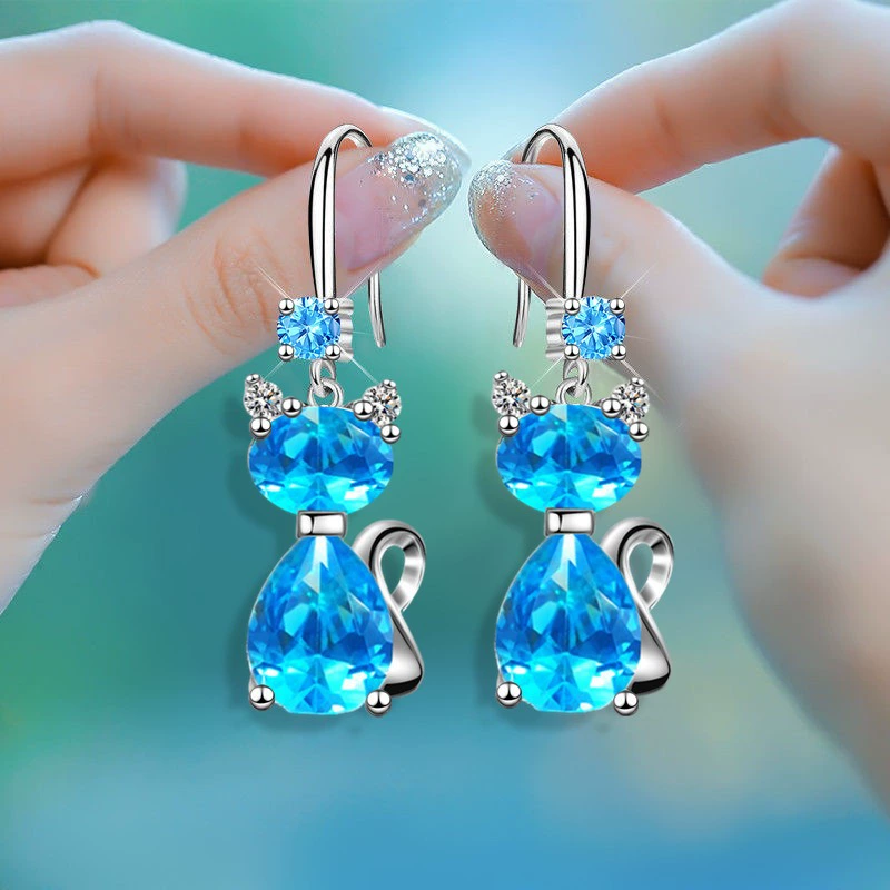 () дизайн милые универсальные металлические серьги, Aliexpress