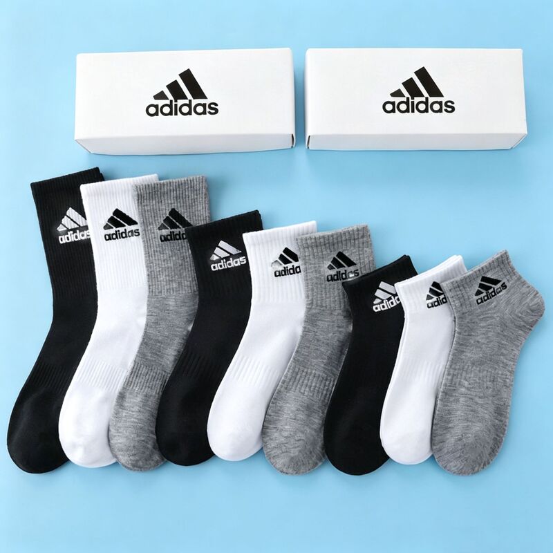 Adidas Gift Box Wholesale Socks for Men and Women, Mid-Calf Sports Long Socks, Student Sweat-Absorbing Running Short Socks, Basketball Trendy Socks Adidas Gift Box Wholesale Socks for Men and Women, Mid-Calf Sports Long Socks, Student Sweat-Absorbing Running Short Socks, Basketball Trendy Socks