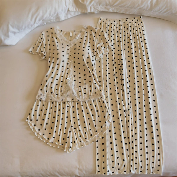 Set, white breast pads, with short sleeve, 3 piece set