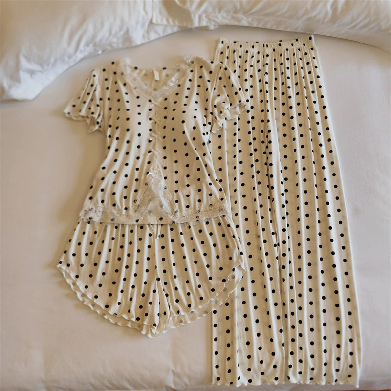 Top with cups, spring pijama, summer sexy thin set