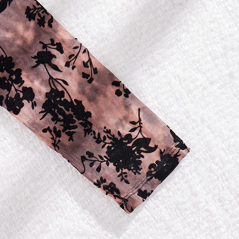 Damen Bodysuit Aus Mesh Mit Transparenter Und Hohler Optik_voghion.com