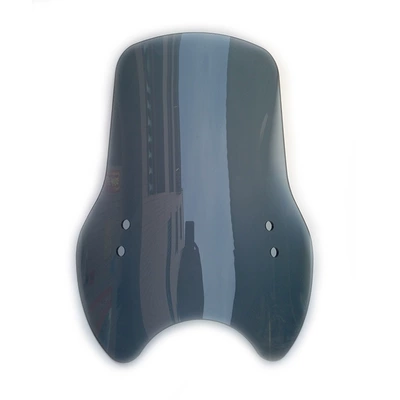 suitable for light riding Han: Motorcycle front windshield - brown-large-style-height-52cm