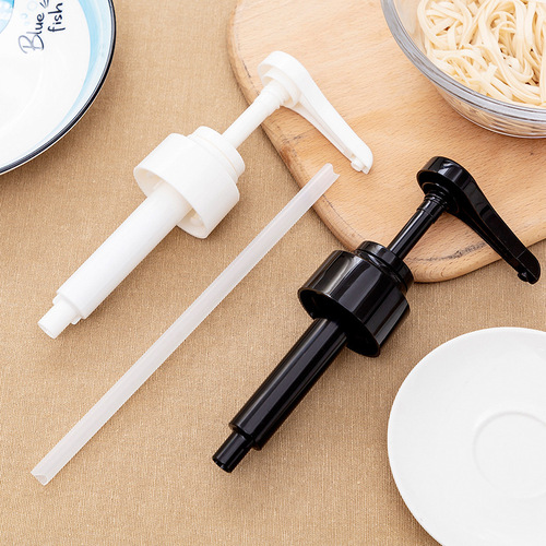 Oyster sauce bottle pressure nozzle pump head squeezer household quantitative fuel consumption squeeze oyster sauce artifact press fuel consumption bottle head pressure mouth