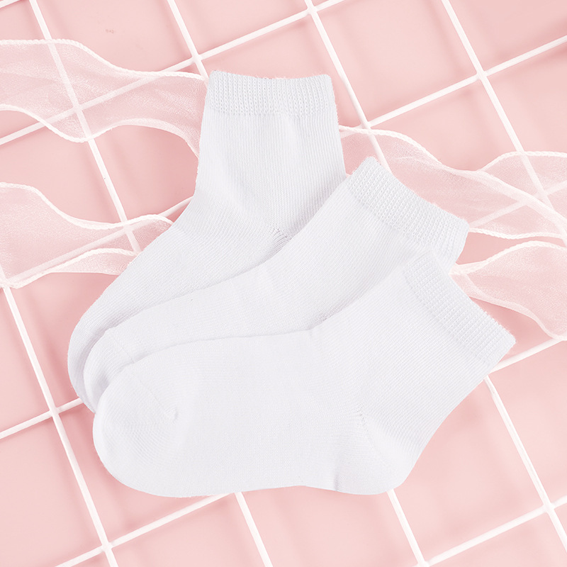 Calcetines de baile latino competencia Blanco niños niñas calcetines de baile profesional calcetines de media pantorrilla estudiante calcetines blancos