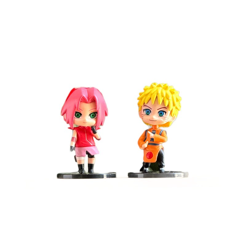 Фигурка Q-версии Naruto (ПВХ), 10–11 см, настольный/авто декор, в случайной упаковке