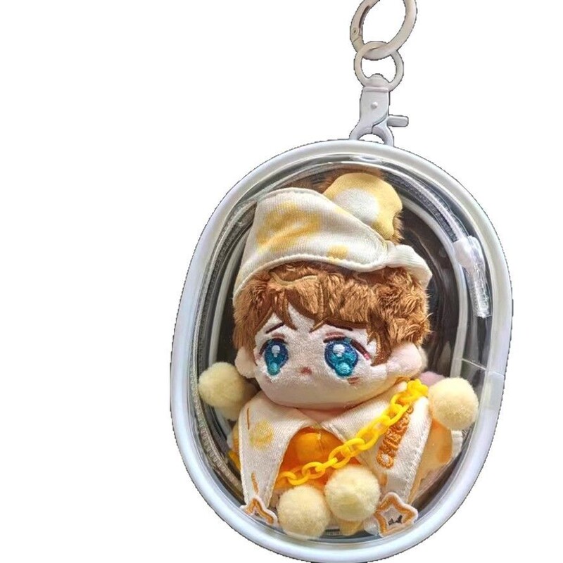 Labubuエナメル保護カバー綿人形ストラップパーティー痛みバッグ透明散歩人形15cm20防塵布|undefined