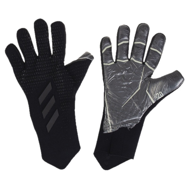 Guantes de juego de portero de fútbol Guantes de látex para adultos profesionales Guantes de goma de entrenamiento antideslizante resistente al desgaste Guantes de goma al por mayor