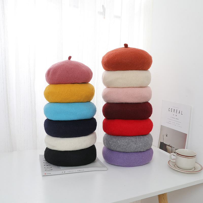 Woolen Japanese beret