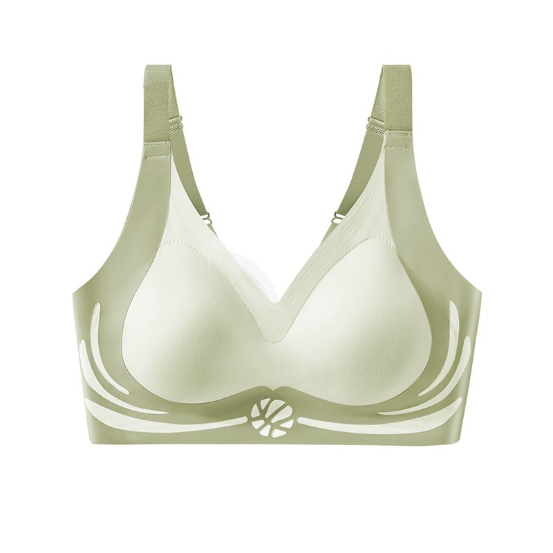 Ropa interior transfronteriza nueva para mujer, tirada sin costuras, espalda hermosa, chaleco deportivo, copa fija, sujetador, sin anillo de acero para mujer image 6