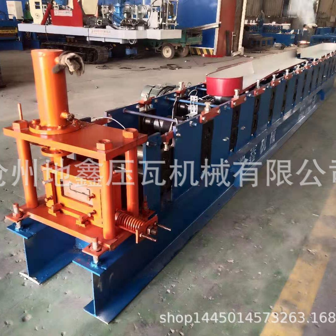 销售全自动小型C型钢设备压瓦机 沧州地鑫压瓦机 液压C型钢设备