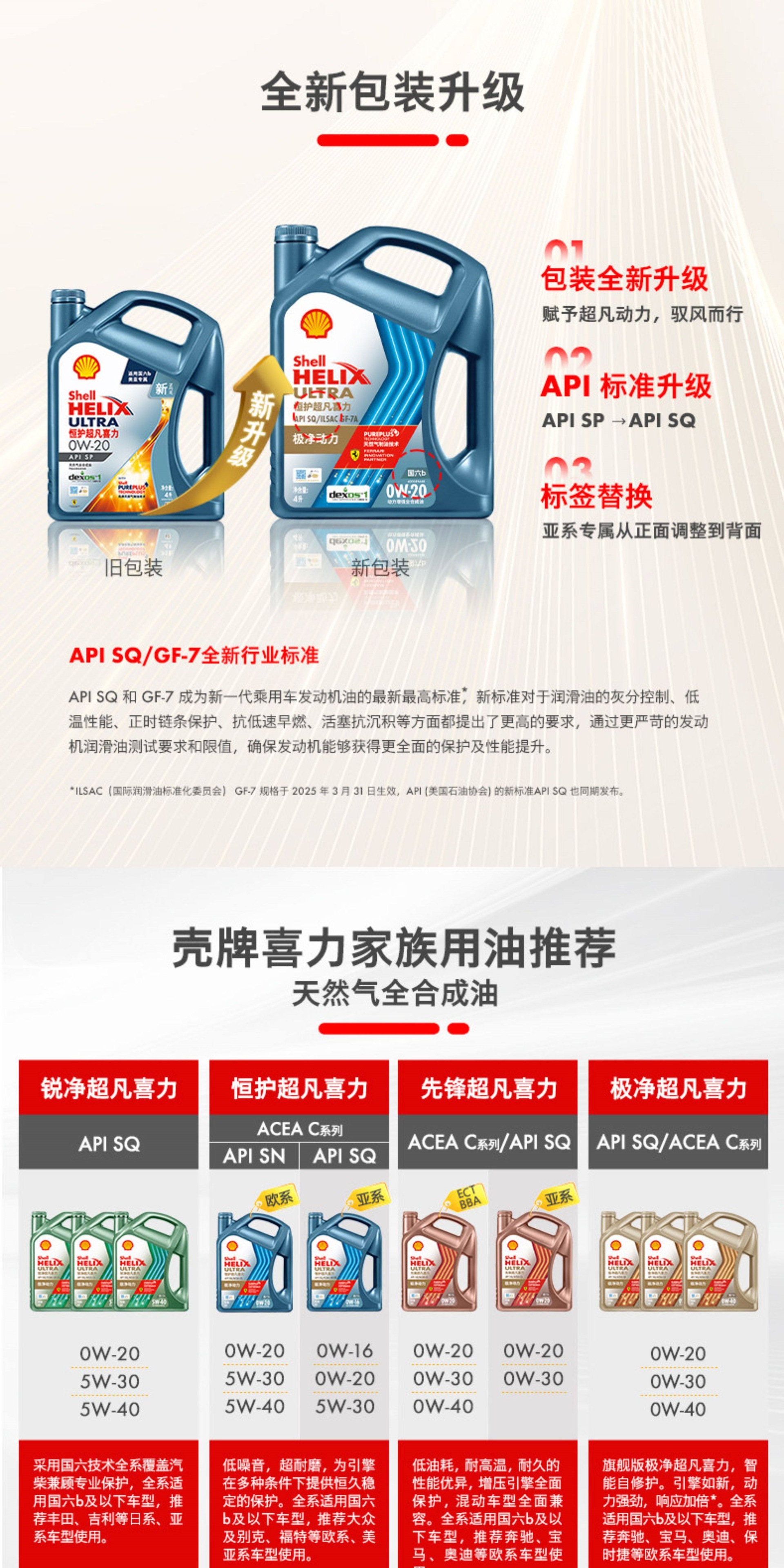 Shell Henghu Super Helix Series 5W-30 Fully Synthetic Lubricant Automotive Engine Oil Official Genuine Sq 4L