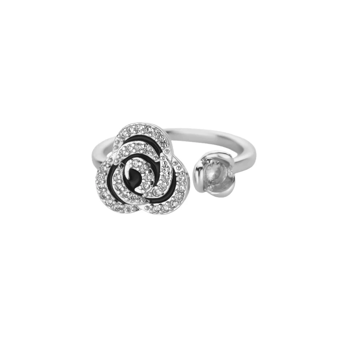Ring, Amazon, diamond encrusted, 18 carat, flowered