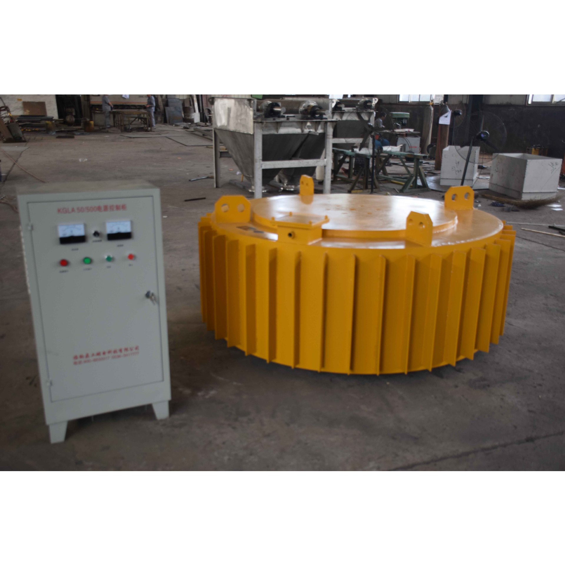 供应除铁器 电磁除铁器 悬挂式电磁除铁器用于各种行业的除铁