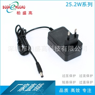 European CE GS certification 21V1A/1.2A garden tools physiotherapy instrument lithium battery charging power adapter