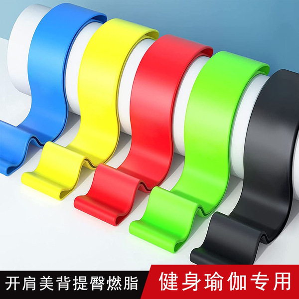Resistance with yoga with fitness training hip tension band legs