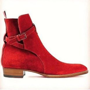 Men's frosted pointed British buckle men's boots a generation of X2301055