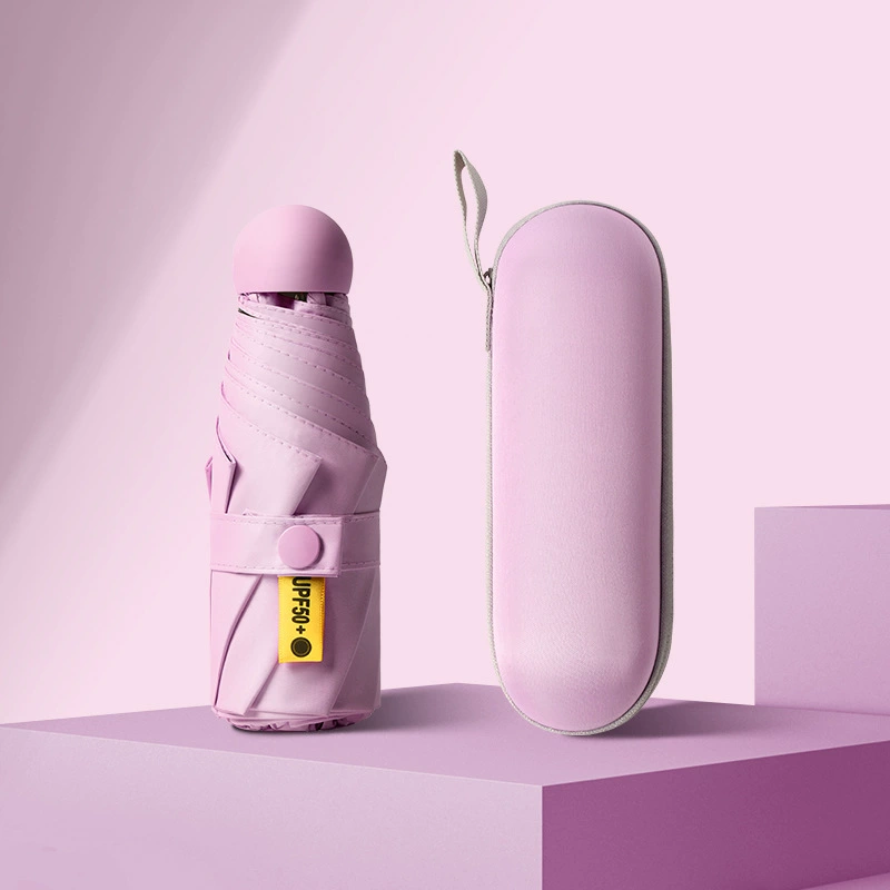 Capsule, umbrella solar-powered, sun protection, UF-protection, Birthday gift