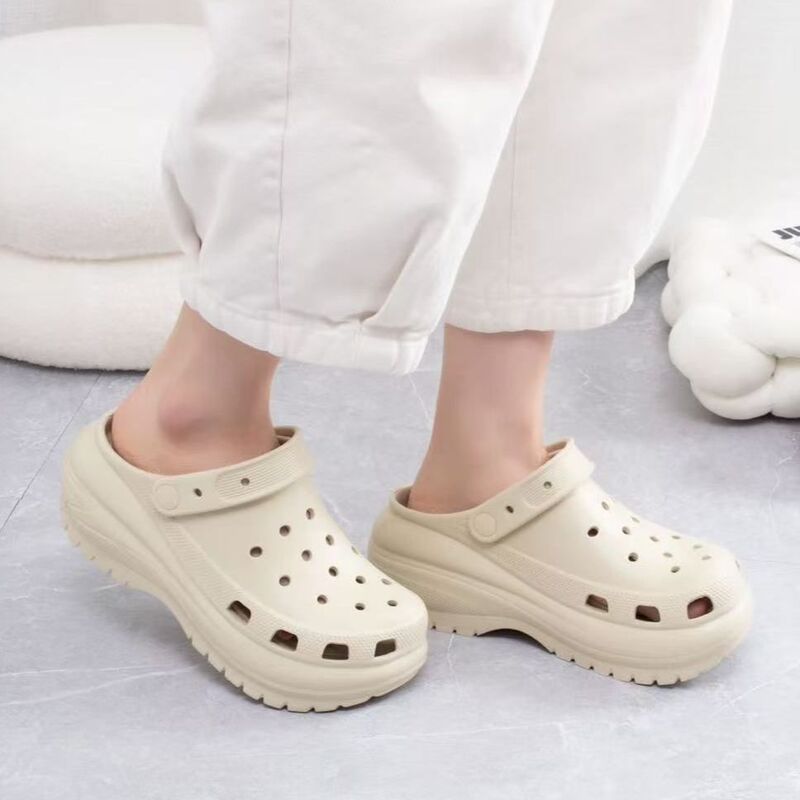 Unlabeled Light Wheel Clogs Classic Thick-Soled Eva Non-Slip Heightening Beach Cross-Border Hot Sale Manufacturer Wholesale Direct Sales Unlabeled Light Wheel Clogs Classic Thick-Soled Eva Non-Slip Heightening Beach Cross-Border Hot Sale Manufacturer Wholesale Direct Sales