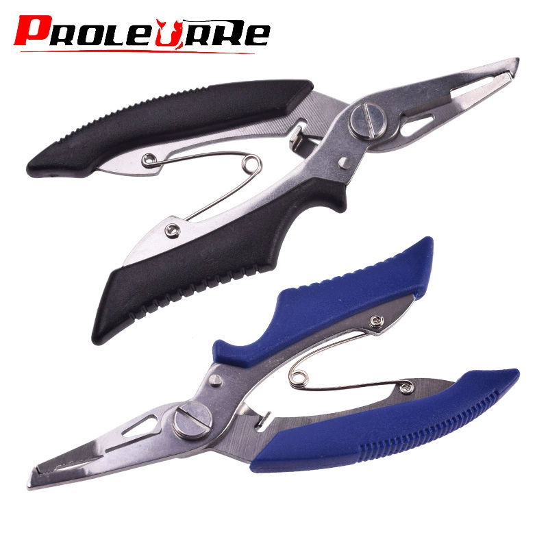 Щипцы Luya из нержавеющей стали, маленькие рыболовные щипцы, управление рыболовным крючком, нажатие на свинец, многофункциональные рыболовные снасти, прочные ножницы для лески