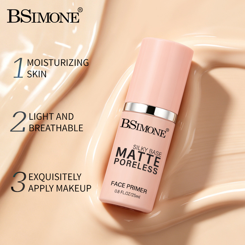 Base de maquillaje mate aislante, prebase de maquillaje de larga duración que no se elimina, corrector 3 en 1 que ilumina el tono de piel, BB cream impermeable al por mayor